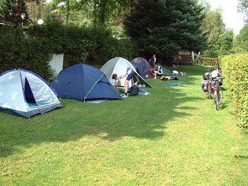 Auf dem Campingplatz am Schottener Stausee